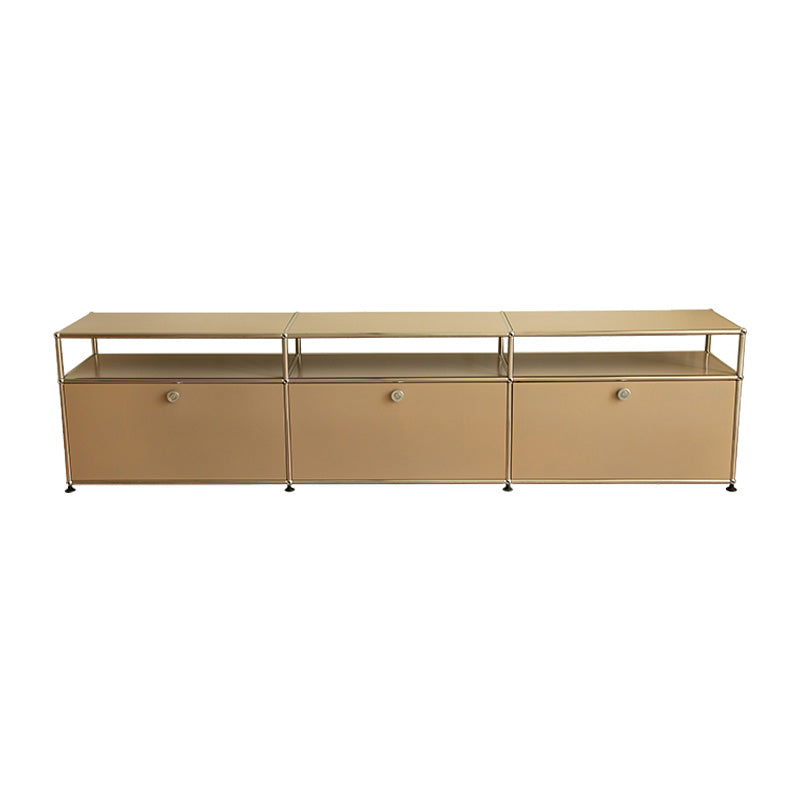 Modern Storage Sideboard Metal Sideboard with Drawer for Home