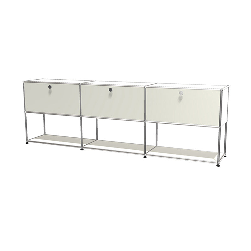 Modern Storage Sideboard Metal Sideboard with Drawer for Home