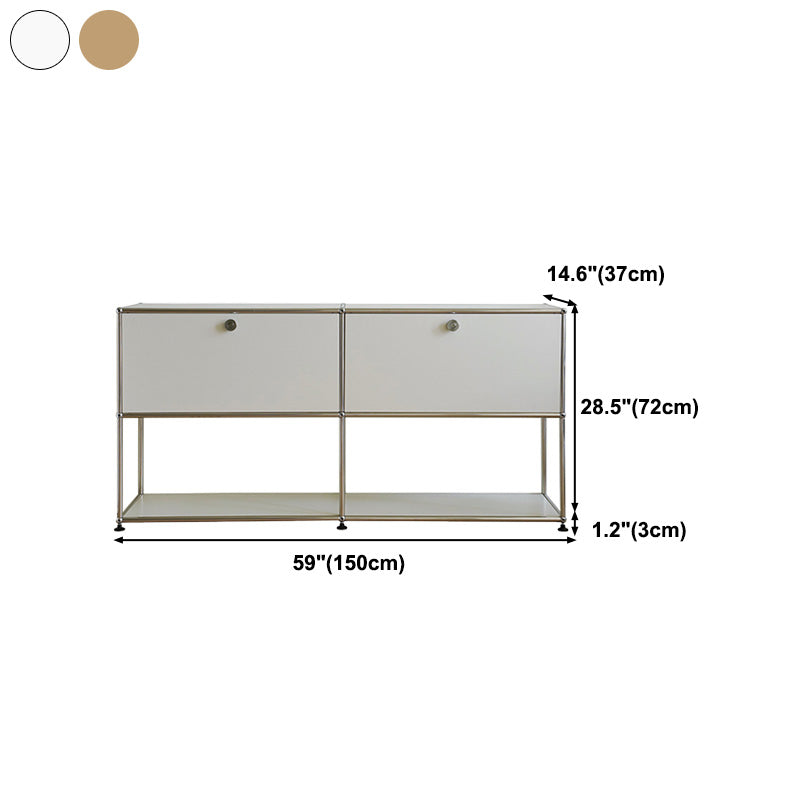 Modern Storage Sideboard Metal Sideboard with Drawer for Home