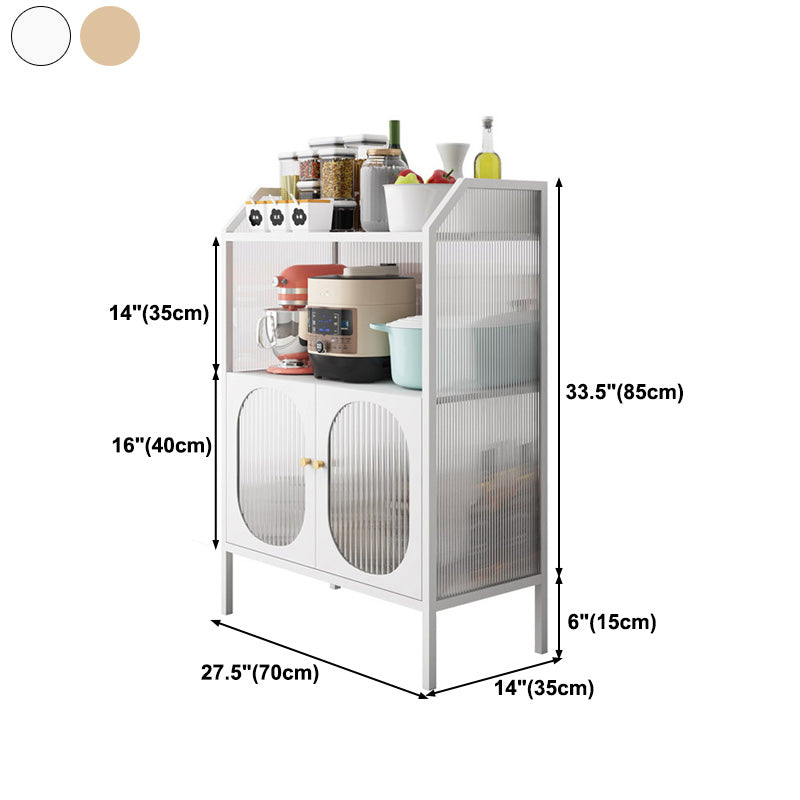 39.37"H Sideboard Modern Style Dining Server with Doors for Kitchen and Living Room