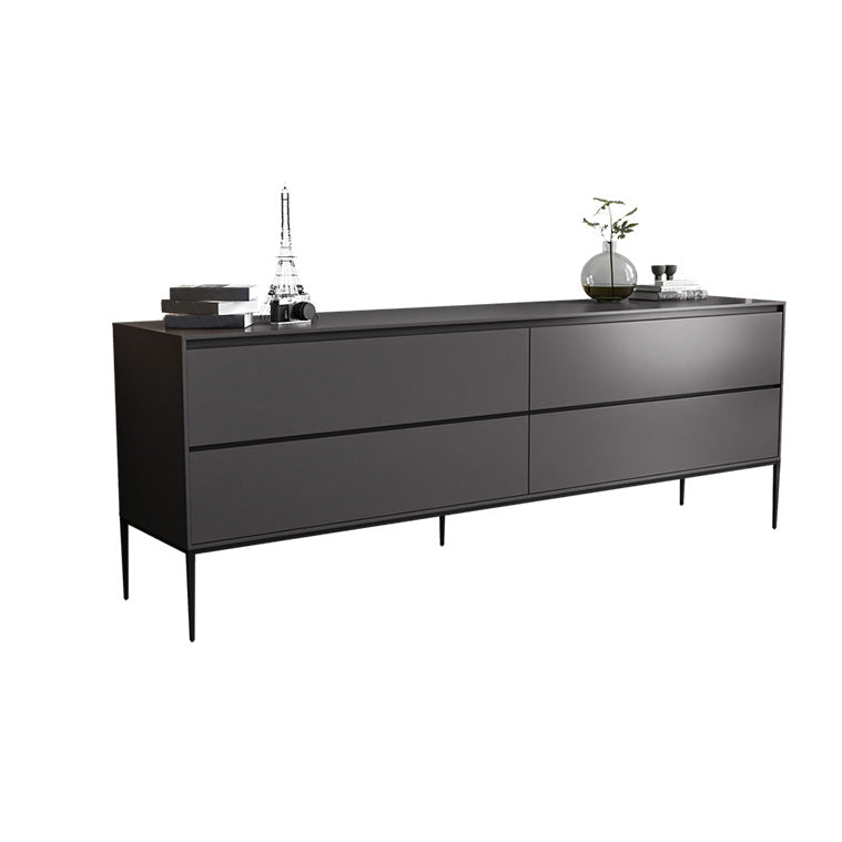 Contemporary Style Dining Server 4 Drawer Server for Living Room