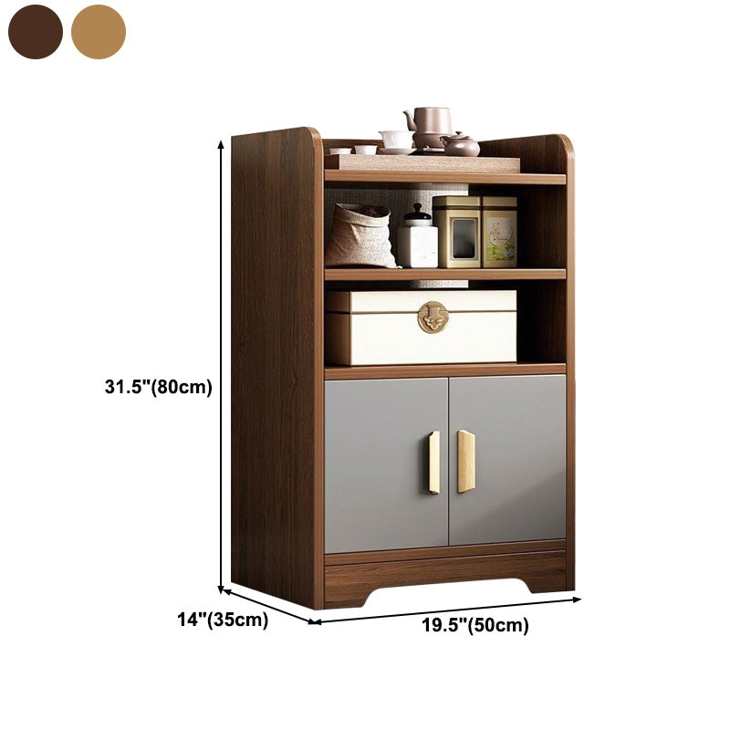 Manufactured Wood Dining Server Contemporary 1 Door Kitchen Server