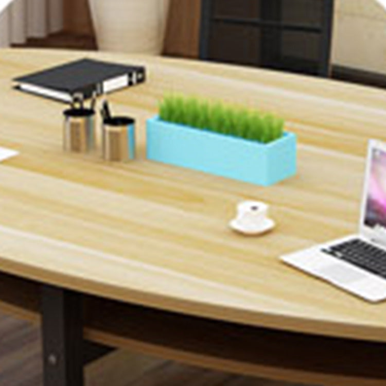 Modern Home Oval Desk Artificial Wood Bedroom Writing Desk for Office