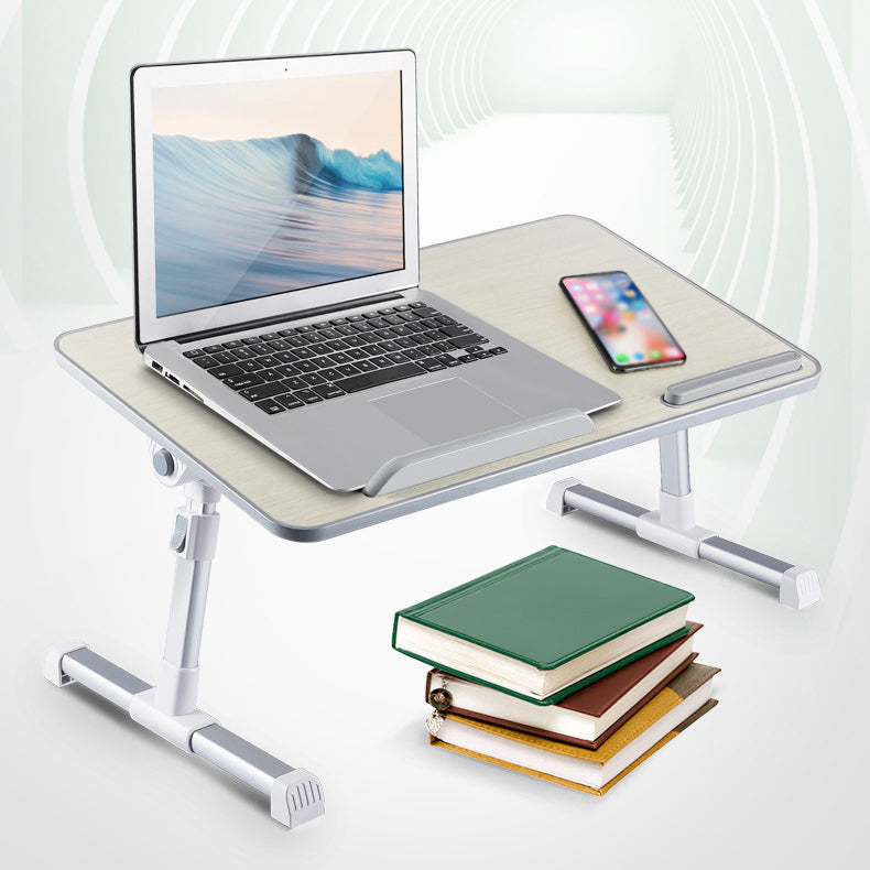 Rectangular Writing Desk with Adjustable Height Aluminum Alloy Legs Desk