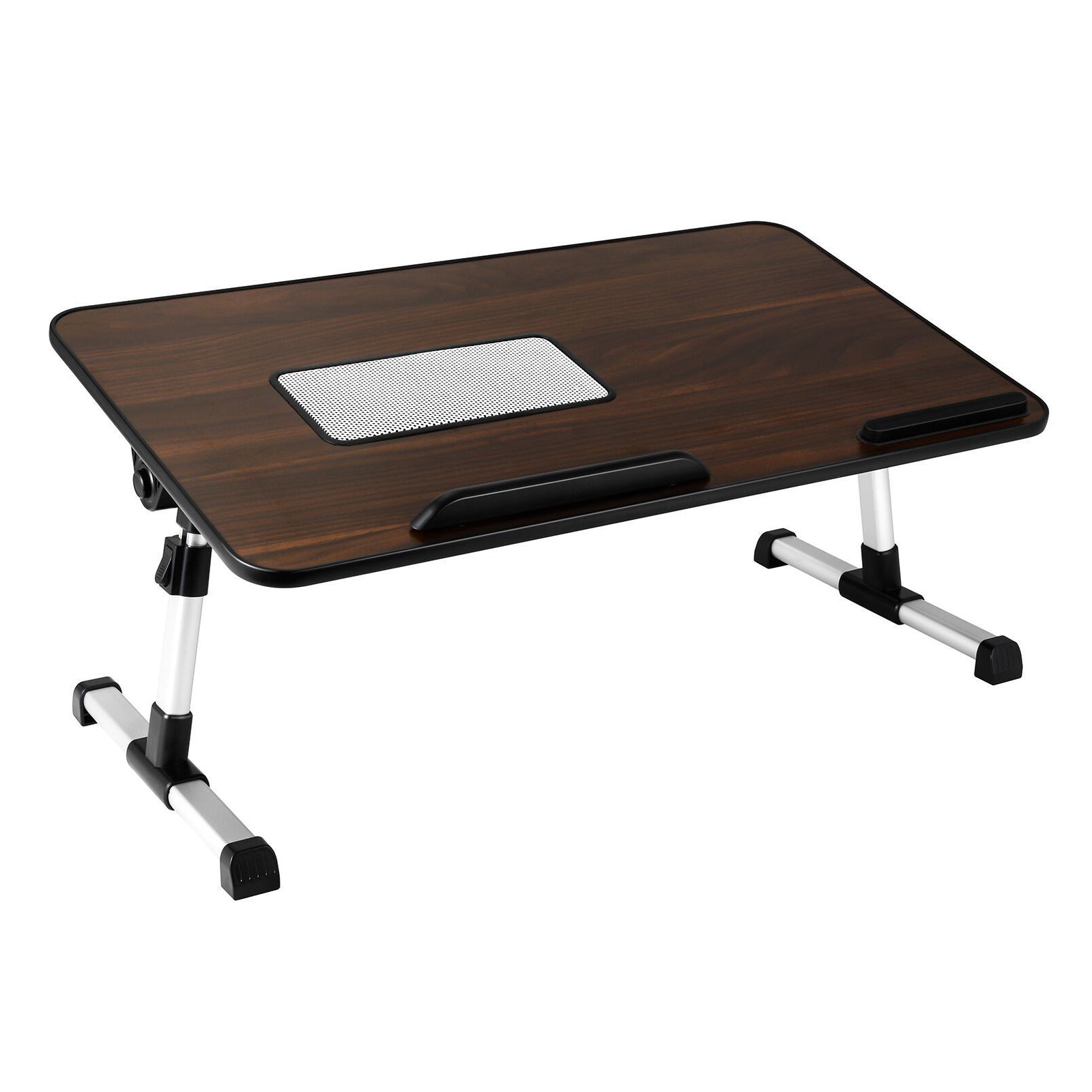 Rectangular Writing Desk with Adjustable Height Aluminum Alloy Legs Desk