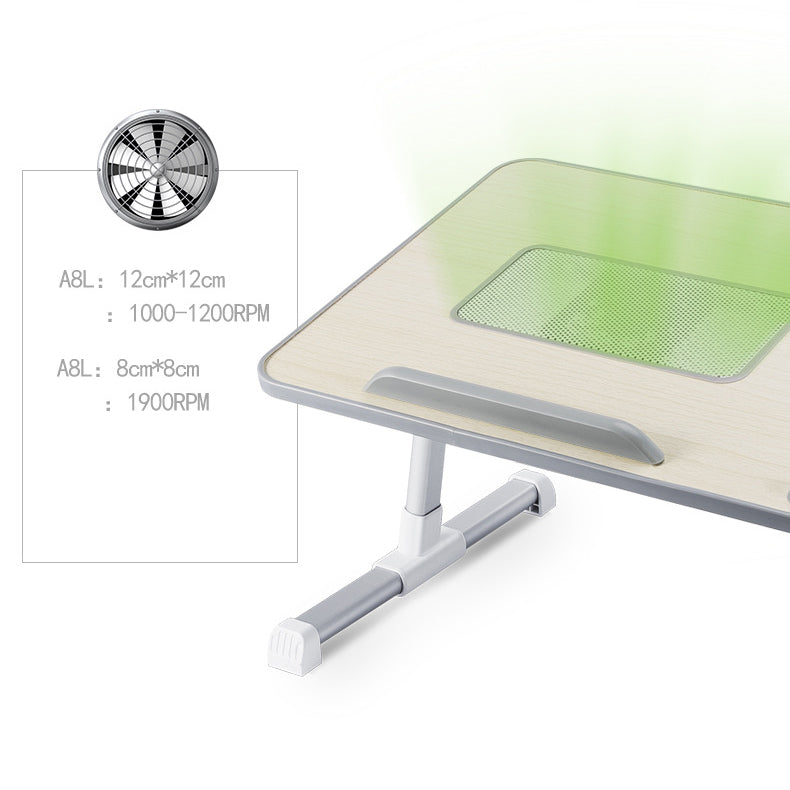 Rectangular Writing Desk with Adjustable Height Aluminum Alloy Legs Desk