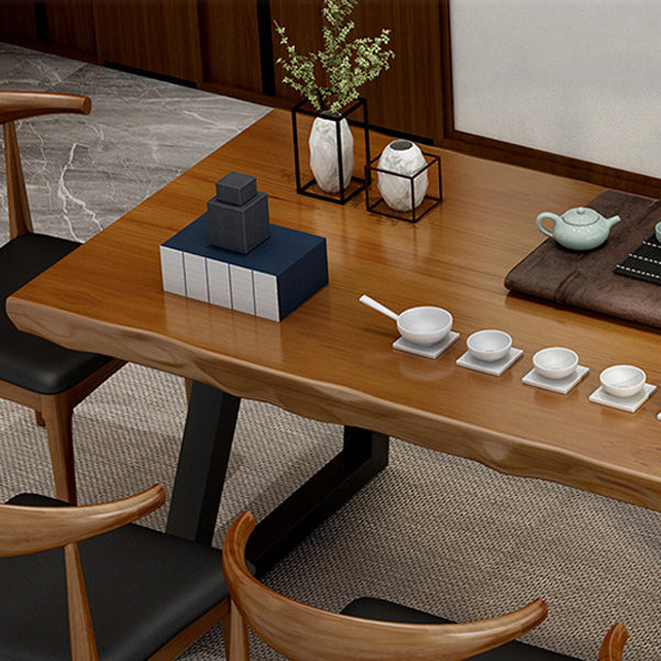 Modern Style Office Desk Brown Office and Study Room Writing Desk