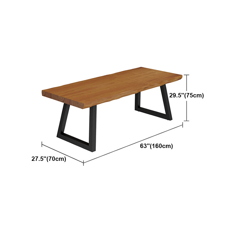 Modern Style Office Desk Brown Office and Study Room Writing Desk