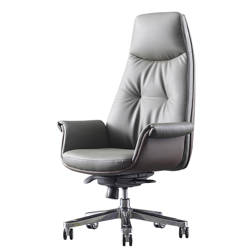 Executive Swivel Office Chair Modern Ergonomic Desk Chair with Padded Arms