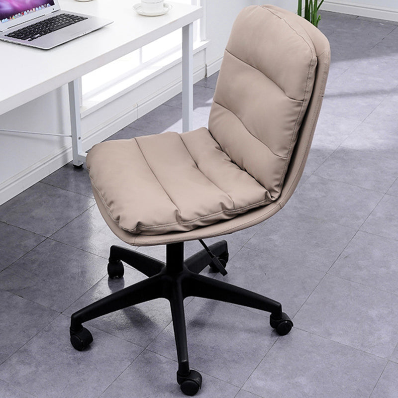 Nylon Frame Modern Desk Chair with Wheels Mid Back Task Chair