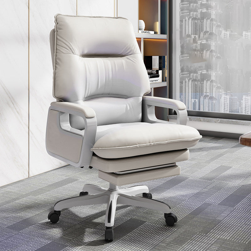 Nylon Base Modern Office Chair Executive Swivel Desk Chair with Padded Arms