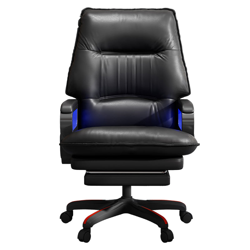 Nylon Base Modern Office Chair Executive Swivel Desk Chair with Padded Arms