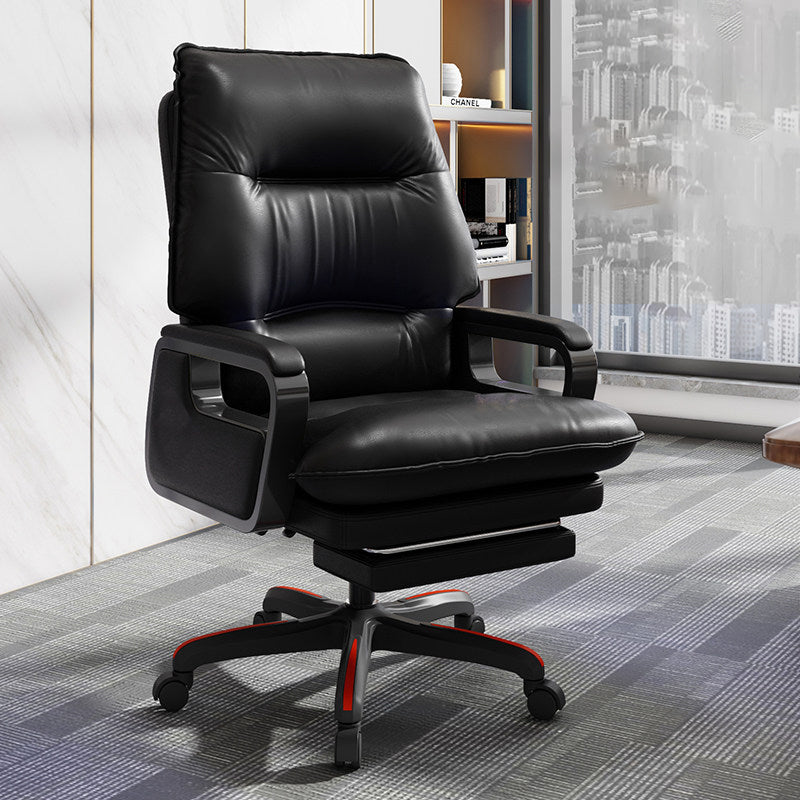 Nylon Base Modern Office Chair Executive Swivel Desk Chair with Padded Arms