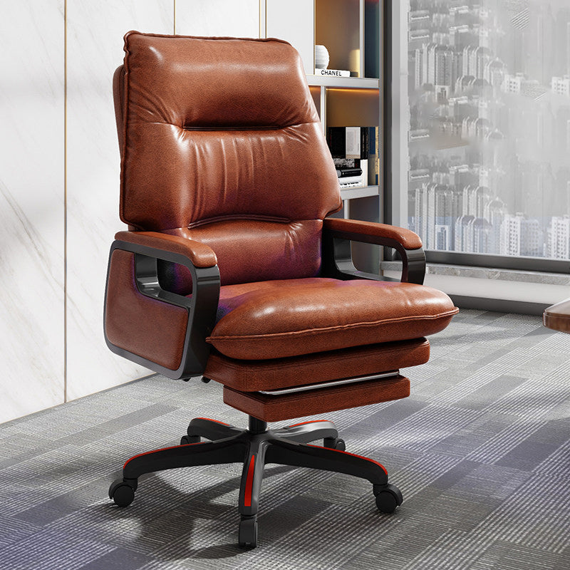 Nylon Base Modern Office Chair Executive Swivel Desk Chair with Padded Arms