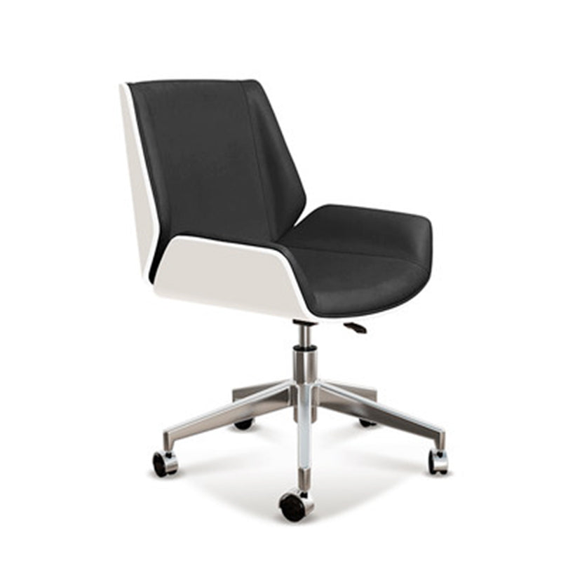 Executive Ergonomic Task Chair Silver Metal Frame Contemporary Office Chair