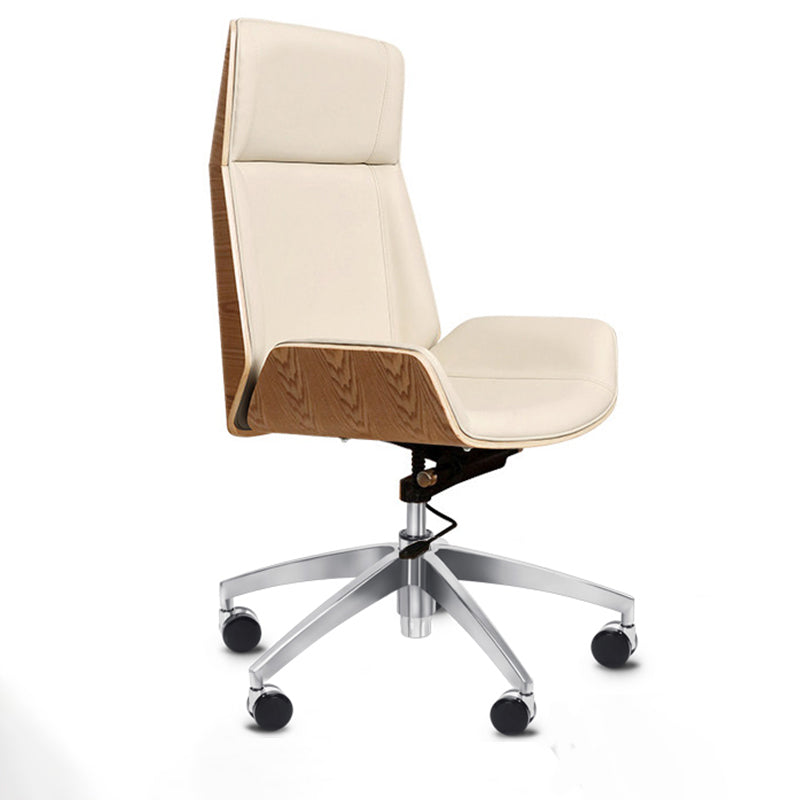 Executive Ergonomic Task Chair Silver Metal Frame Contemporary Office Chair