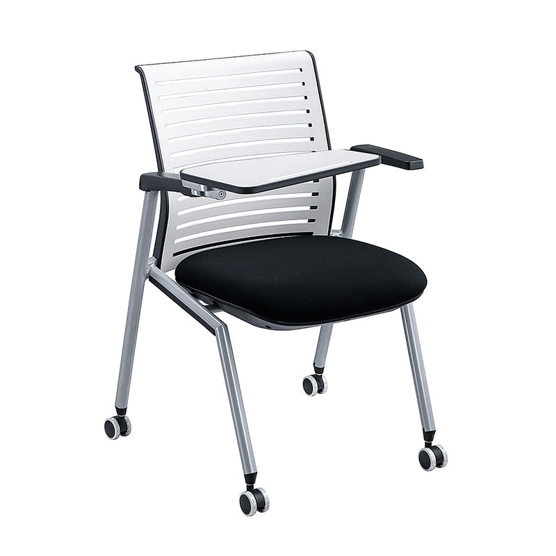 Modern Plastic and Nylon Conference Chair with Mid Back Home Office Chair