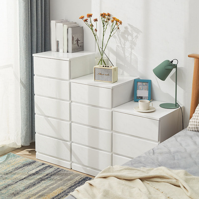 Multi Drawers Wooden Storage Chest Modern Style Storage Chest Dresser for Bedroom