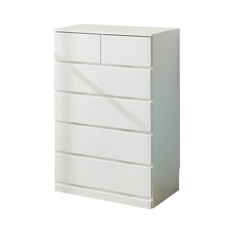 Multi Drawers Wooden Storage Chest Modern Style Storage Chest Dresser for Bedroom