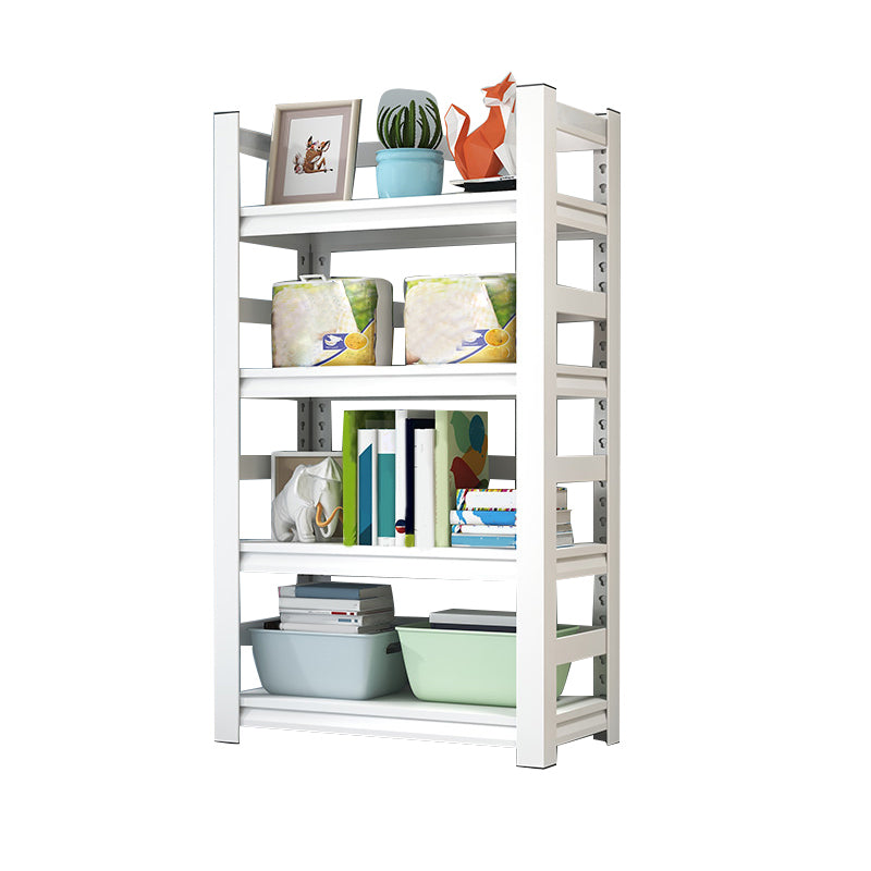 Metal Bookshelf, Multi Tiers Contemporary Bookcase for Living Room