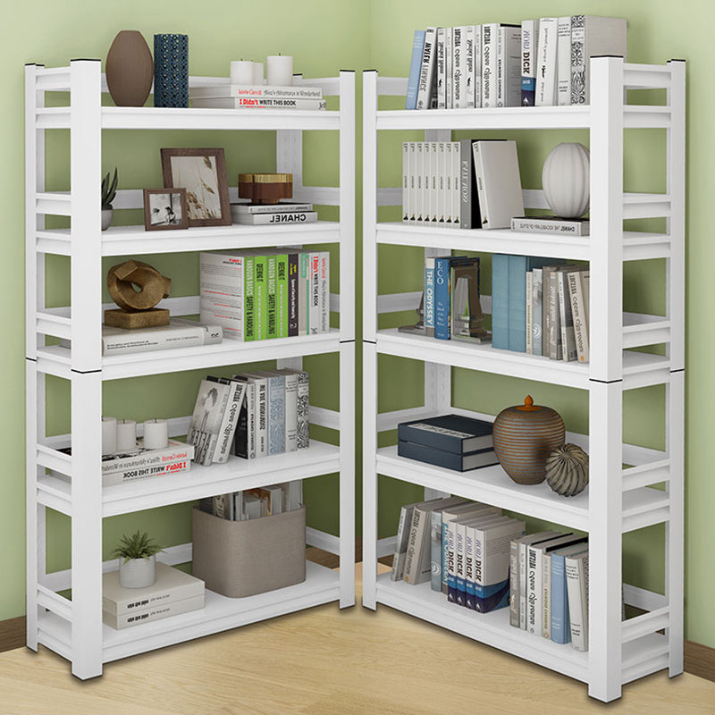 Metal Bookshelf, Multi Tiers Contemporary Bookcase for Living Room