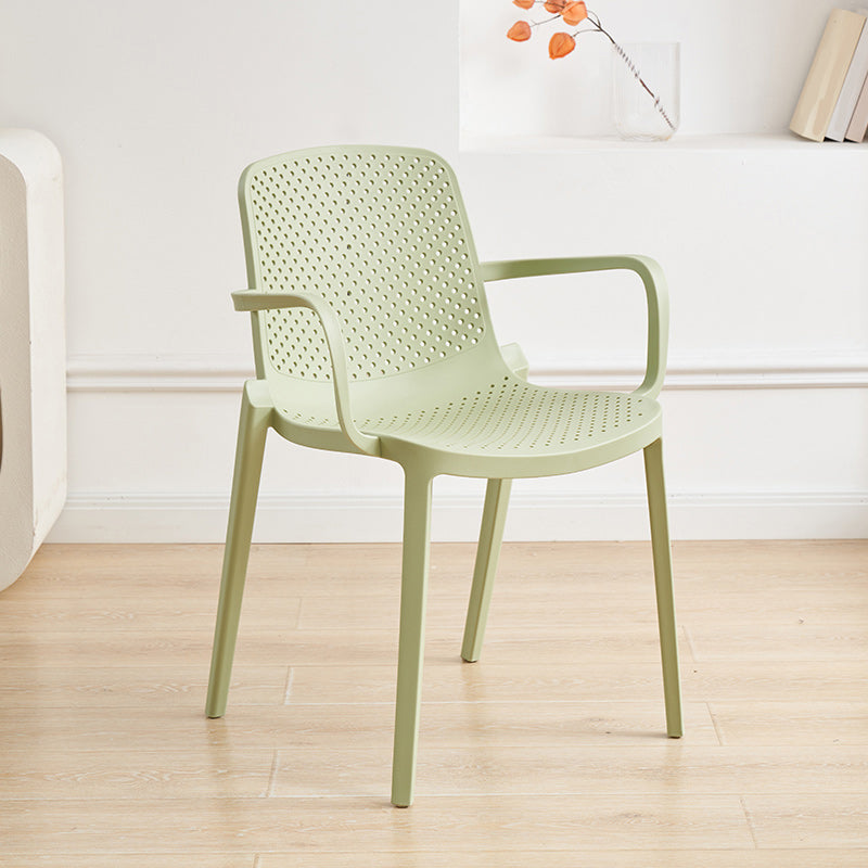 Plastic Dining Armchair Modern Dining Arm Chair for Dining Room