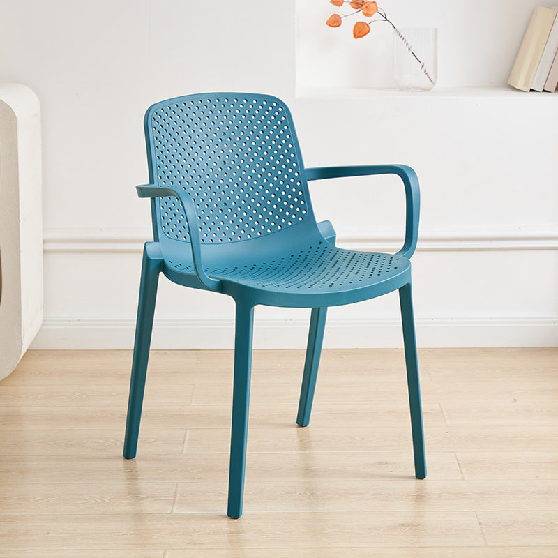 Plastic Dining Armchair Modern Dining Arm Chair for Dining Room