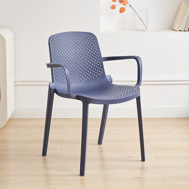 Plastic Dining Armchair Modern Dining Arm Chair for Dining Room