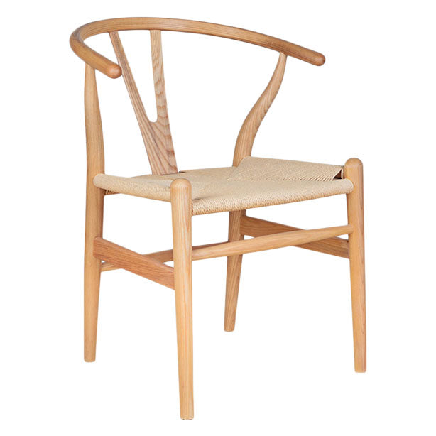 Contemporary Wood Dining Chair Side Chair in Matte Finish for Brasserie