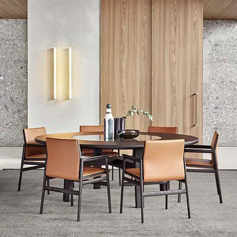 Contemporary Dining Arm Chair Solid Wood Dining Chair for Home