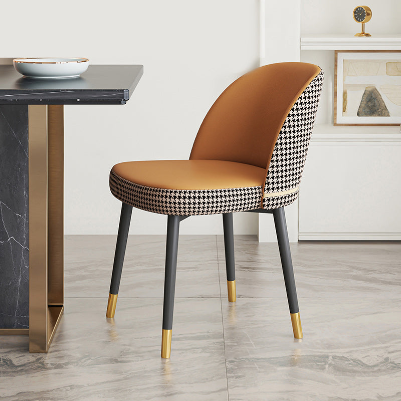 Glam Dining Side Chair Upholstered Side Chair for Dining Room