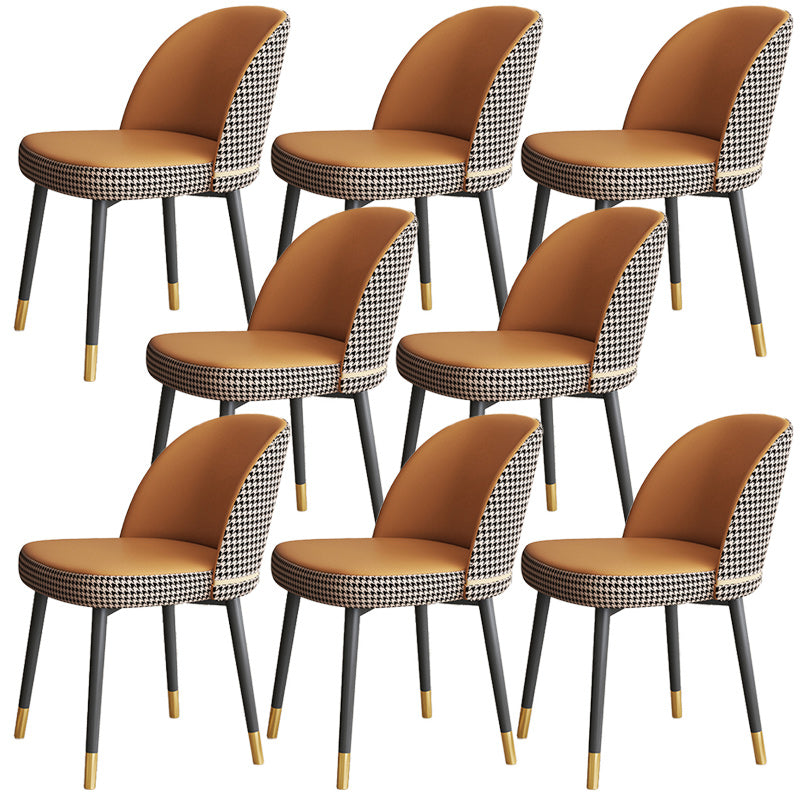 Glam Dining Side Chair Upholstered Side Chair for Dining Room