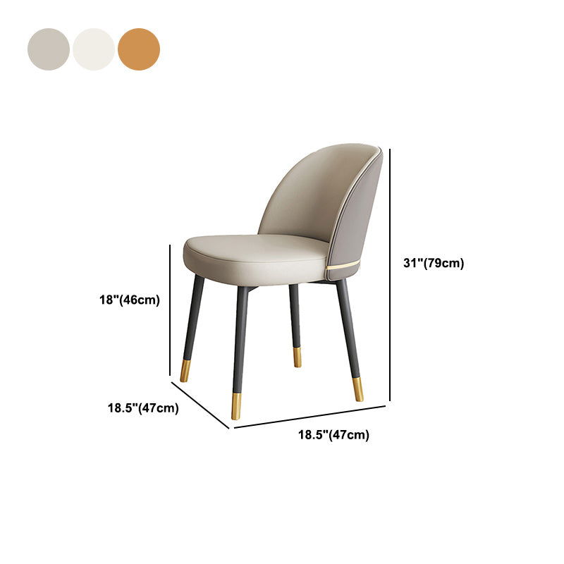 Glam Dining Side Chair Upholstered Side Chair for Dining Room