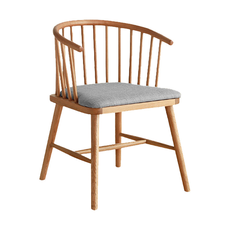 Windsor Back Arm Chair Contemporary Solid Wood Dining Arm Chair