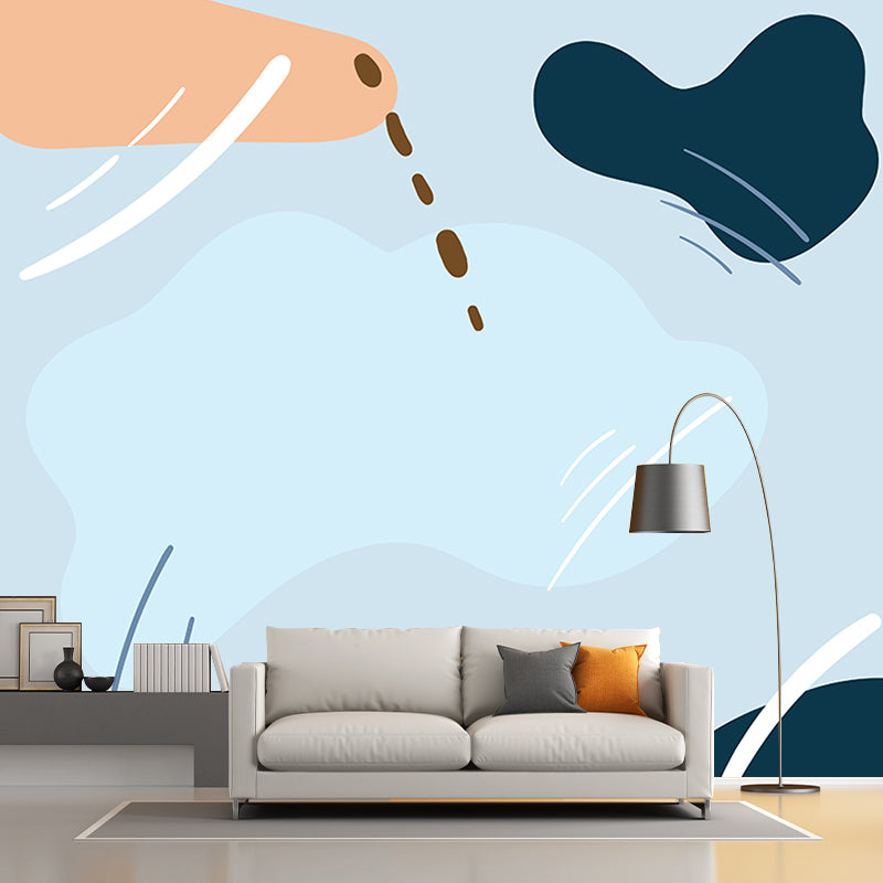 Modern Style Illustration Mural Wallpaper Abstract Style Indoor Wall Mural