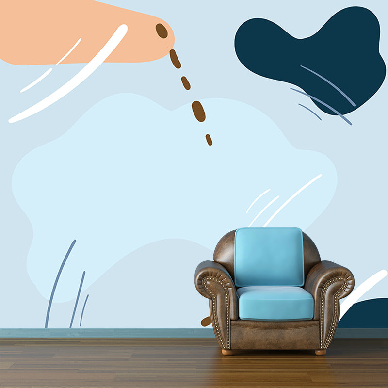 Modern Style Illustration Mural Wallpaper Abstract Style Indoor Wall Mural