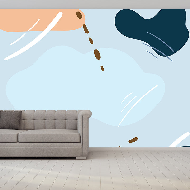 Modern Style Illustration Mural Wallpaper Abstract Style Indoor Wall Mural