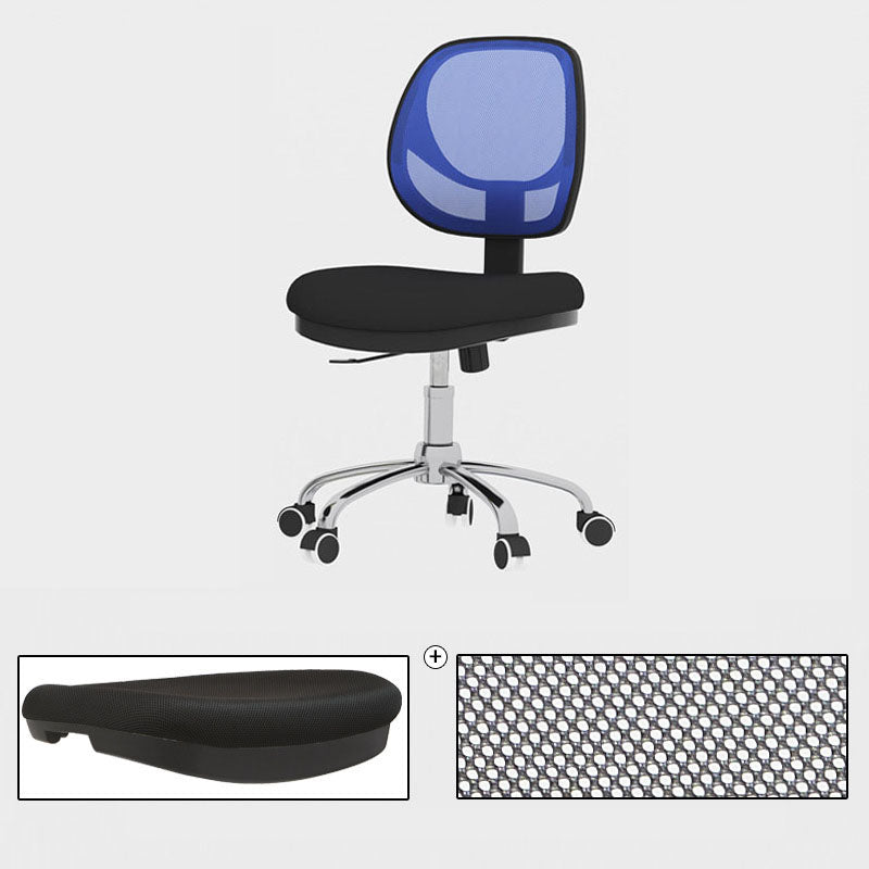 Black Nylon Modern Conference Chair Low Back Mesh Conference Chair