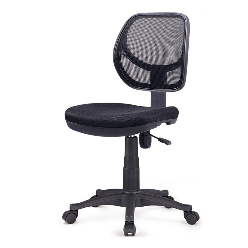 Black Nylon Modern Conference Chair Low Back Mesh Conference Chair