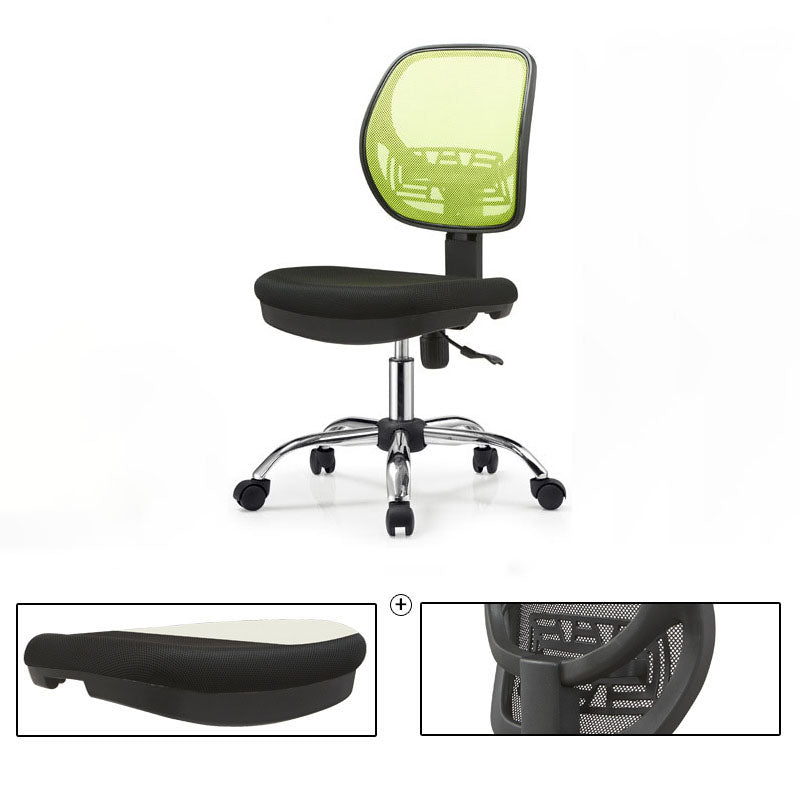 Black Nylon Modern Conference Chair Low Back Mesh Conference Chair