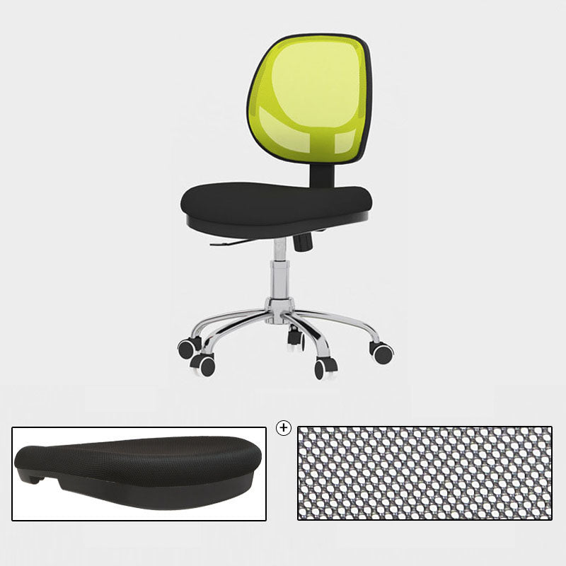 Black Nylon Modern Conference Chair Low Back Mesh Conference Chair