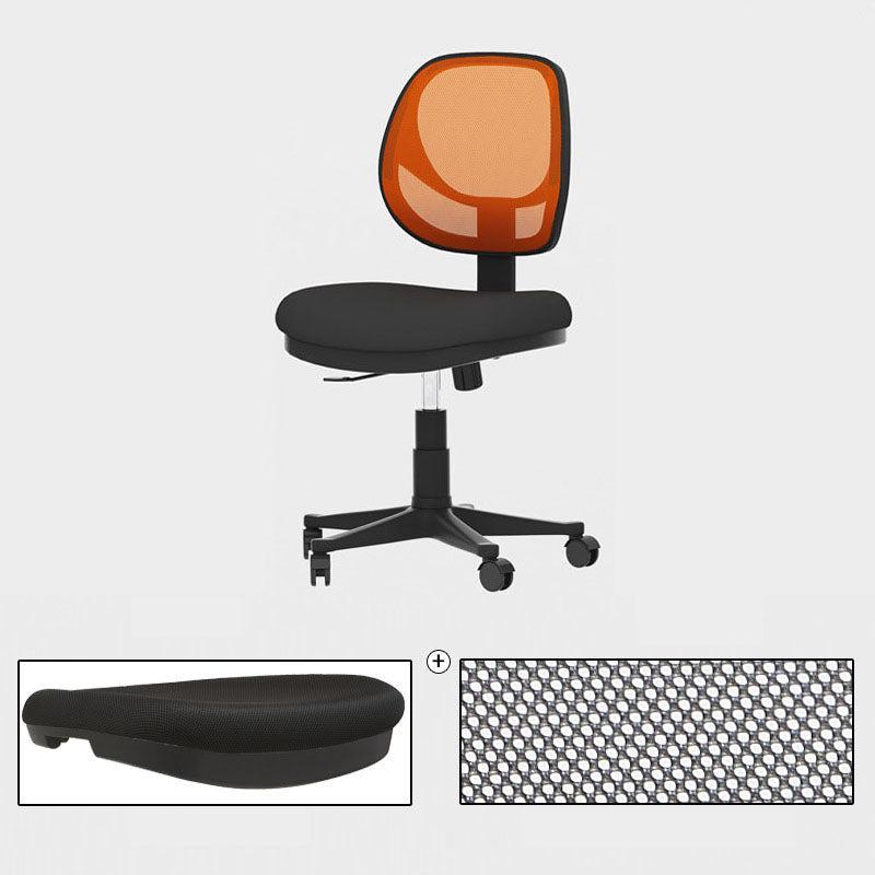 Black Nylon Modern Conference Chair Low Back Mesh Conference Chair