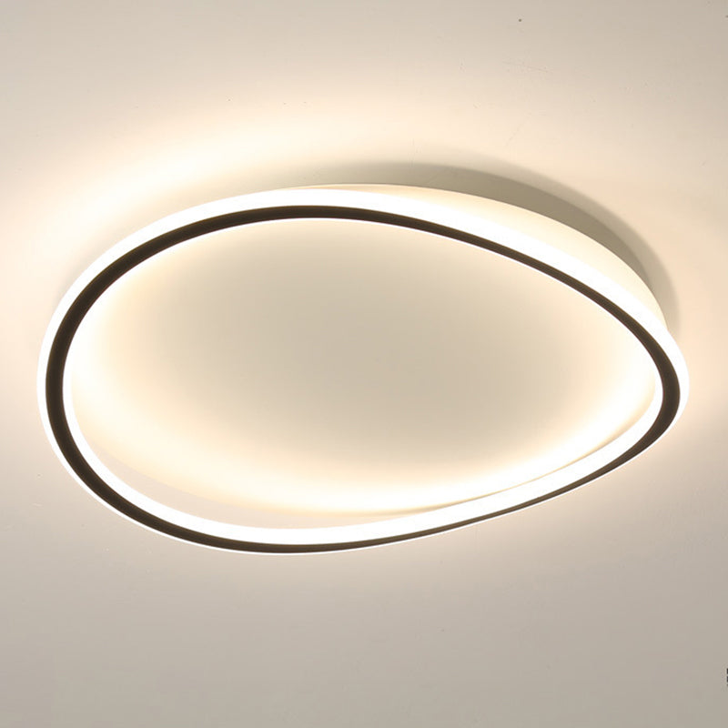 Modern Style Geometry Shape Ceiling Lighting Metal 1 Light Ceiling Lamp