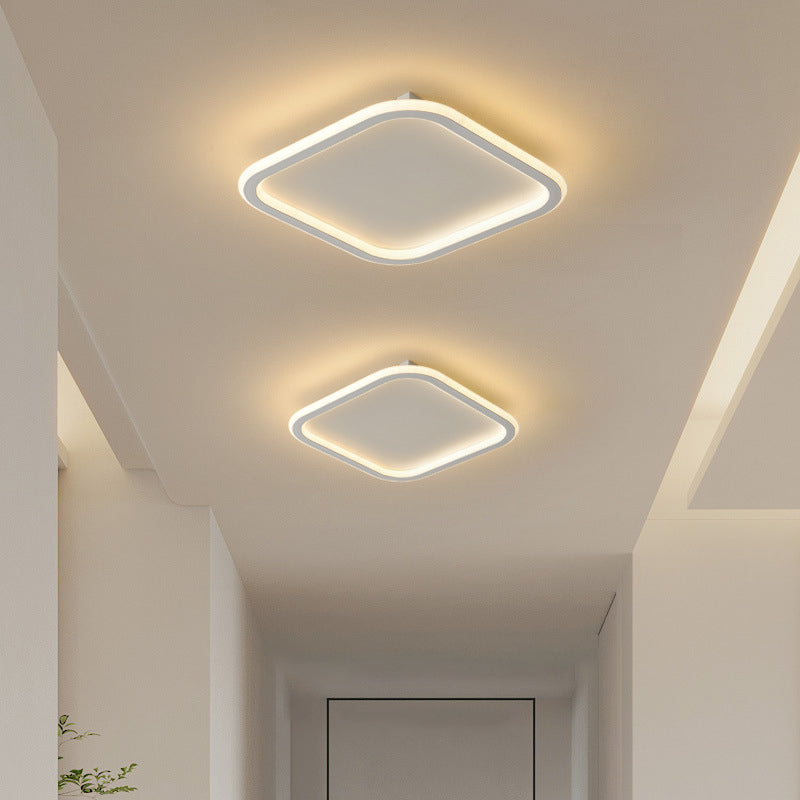 Modern Creative LED Flush Mount Geometric Silicone Ceiling Light for Corridor