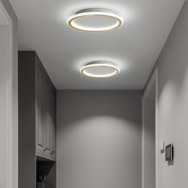 Modern Creative LED Flush Mount Geometric Silicone Ceiling Light for Corridor