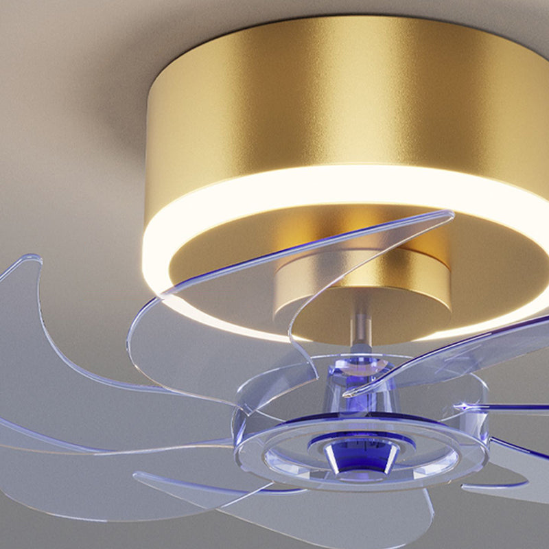 Multi Light Ceiling Fan Light Modern Style Metal Ceiling Fan Light for Children's Room