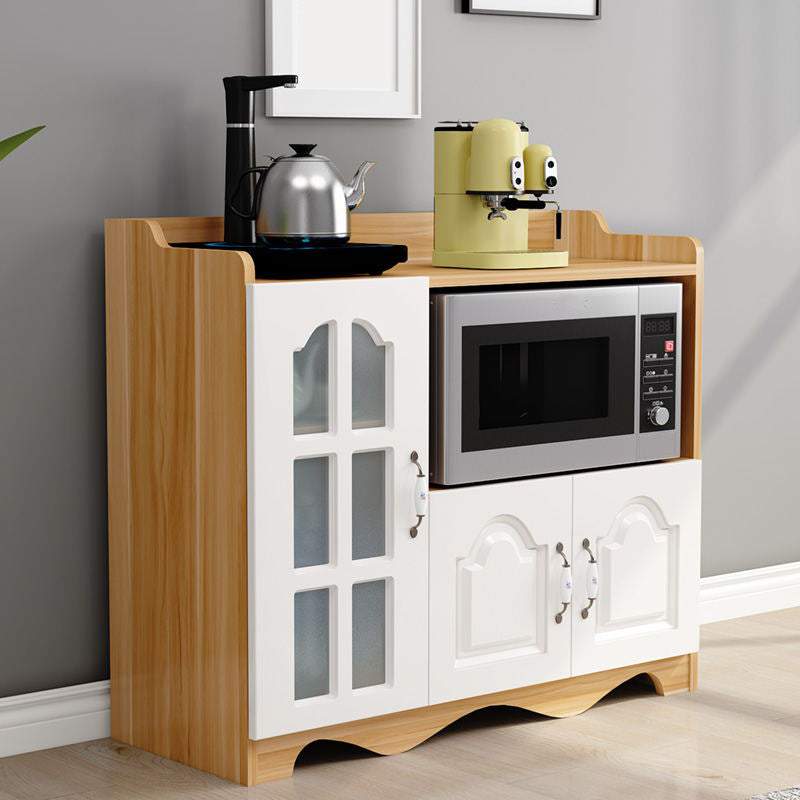 Contemporary Dining Server Manufactured Wood Server for Living Room