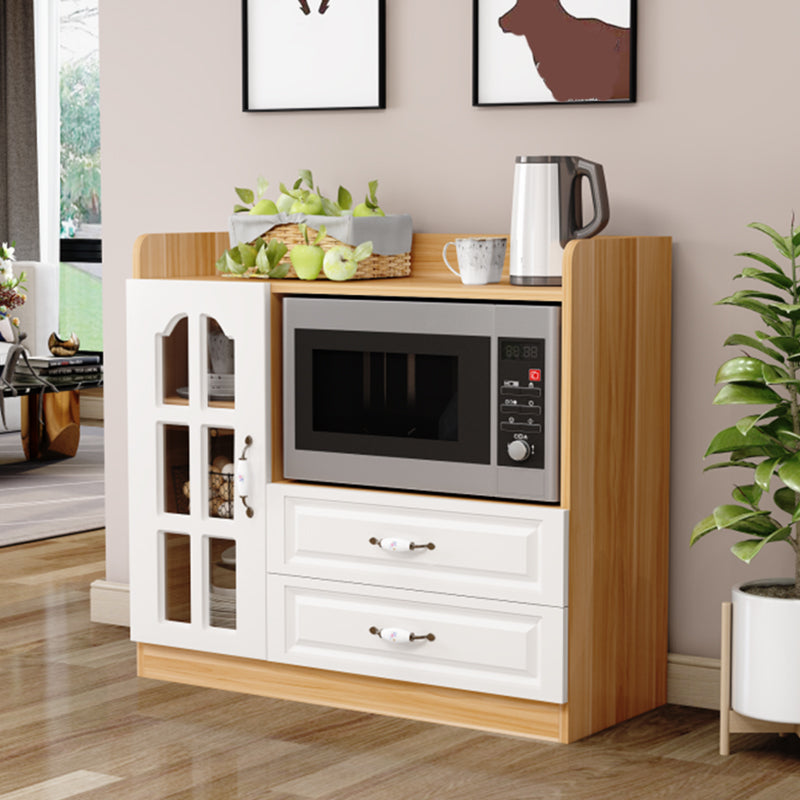 Contemporary Dining Server Manufactured Wood Server for Living Room