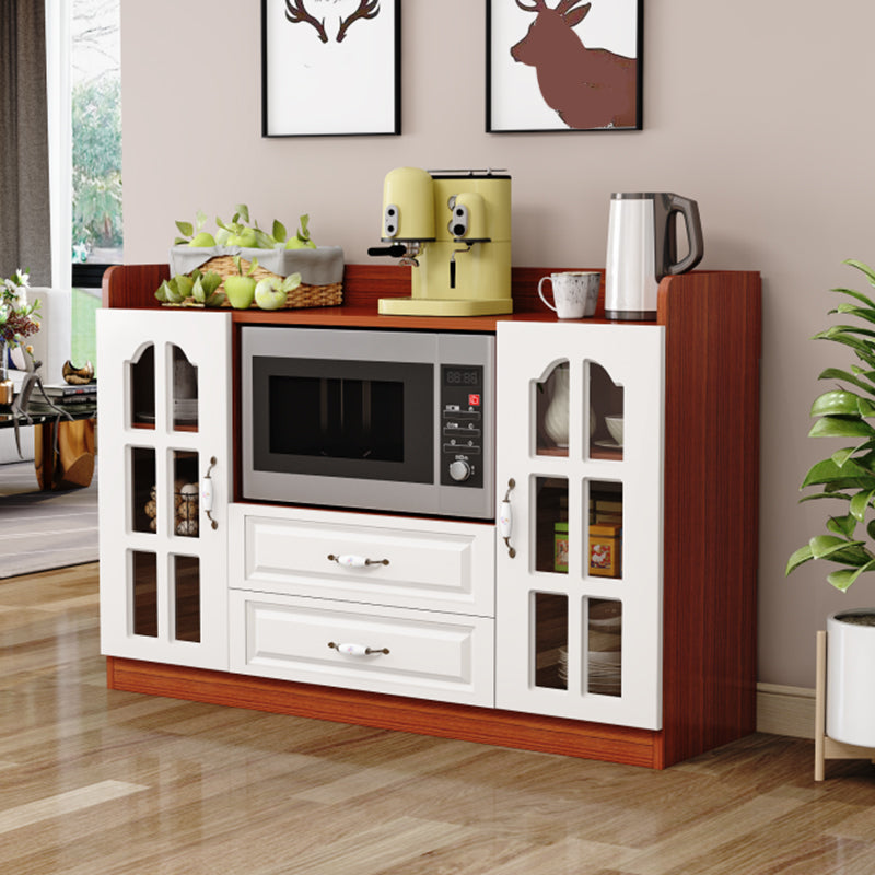 Contemporary Dining Server Manufactured Wood Server for Living Room