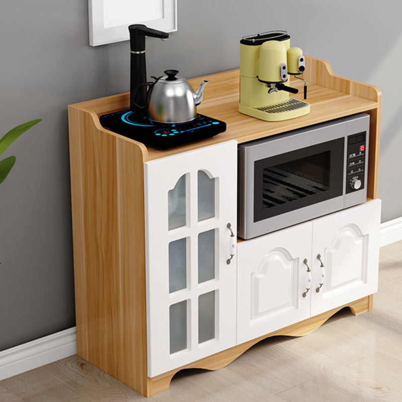 Contemporary Dining Server Manufactured Wood Server for Living Room